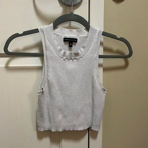 Kendall & Kylie white crop top